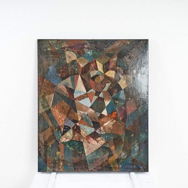 Mazza, Cubist, 2000s, Oil on Canvas For Sale - Image 11 of 12