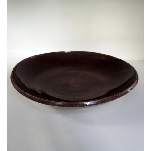 1980s Vintage Lively Earth Decorative Platter For Sale - Image 4 of 11