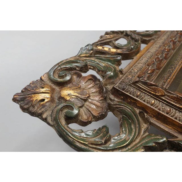 Baroque Vintage Baroque Style Mirror For Sale - Image 3 of 11