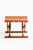 Poul Hundevad Mid-Century Folding Stool in Teak and Leather attributed to Poul Hundevad for Guldhøj, 1950s For Sale - Image 4 of 6