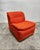 Orange Modular Sofa in Orange Bouclé, 1980s, Set of 4 For Sale - Image 8 of 8