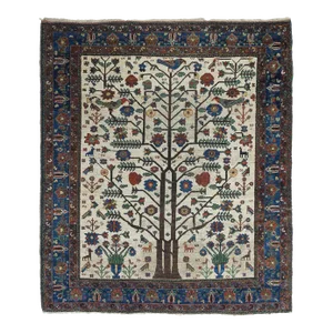 Antique Afshar Rug 5'2'' x 6'4''