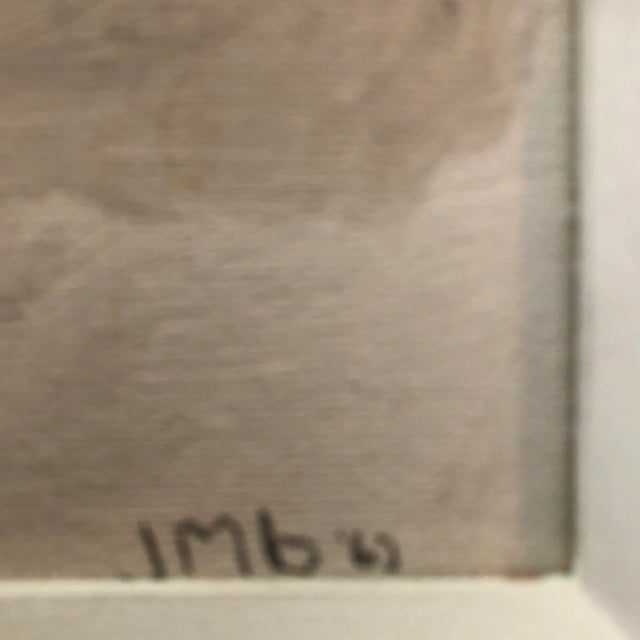 Original Vintage 1960’s Still Life Interior Painting For Sale In Philadelphia - Image 6 of 9