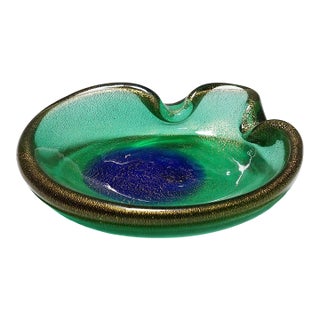 Vintage Art Bowl Vase by Seguso Murano 1950s For Sale