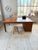Early 20th Century Antique Double-Sided Desk with Walnut Countertop, 1900s For Sale - Image 5 of 18