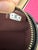 Black Quilted Caviar Top Handle Slim Vanity Handbag With Chain For Sale - Image 9 of 9