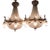 1960 French Louis XVI Gold Bronze Chandeliers - Pair For Sale