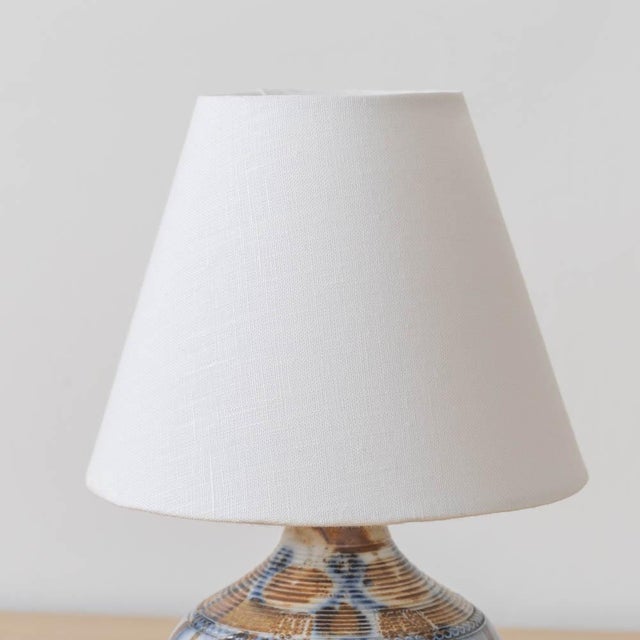 1960s French Ceramic Lamp by Jean-Claude Courjault For Sale In Los Angeles - Image 6 of 12