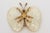 Gold Coastal Shell and Gold Plated Butterfly Bowl or Ring Dish For Sale - Image 8 of 9
