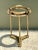 Brass Vintage Brass and Glass Porthole Accent Table For Sale - Image 8 of 13