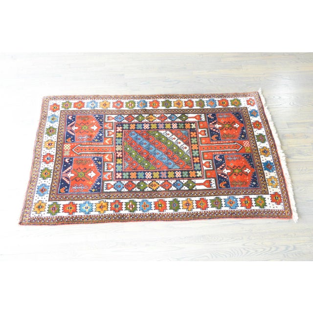 Vintage Anatolian Turkish Rug For Sale - Image 10 of 11
