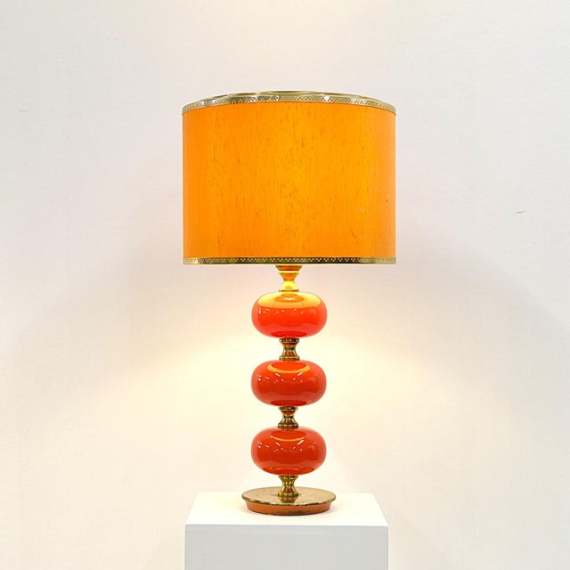 Large Vintage Table Lamp from Stilarmatur Tranås, Sweden, 1950s For Sale - Image 9 of 10