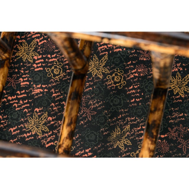 Antique British Colonial Magazine Rack, Bamboo & Lacquer, 1890s For Sale - Image 14 of 17
