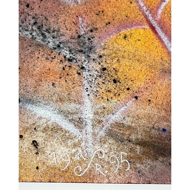 Mason Rader, Contemporary Surrealist Spray Paint Painting Mixed Media, The Trap, Mason Rader, 1995 For Sale - Image 4 of 6