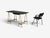 Jacques Adnet Attr., Folding Chair, Black Leather, Brass, France, 1950s For Sale - Image 10 of 10