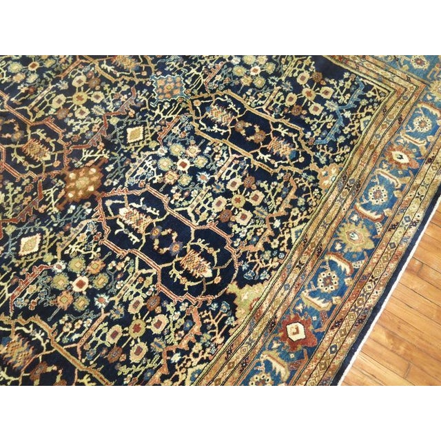 Textile Early 20th Century Zabihi Collection Persian Malayer Rug - 10'7" x 12'8" For Sale - Image 7 of 8