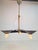 Hollywood Regency Vintage French Brass Acrylic Chandelier, 1970s For Sale - Image 3 of 15