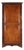 Corner Cabinet in Walnut and Oak For Sale