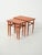 Scandinavian Teak Nesting Tables, 1960s, Set of 3 For Sale - Image 3 of 10