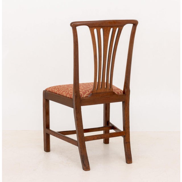 Brown George III Style Mahogany Dining Chair For Sale - Image 8 of 8