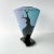 Vintage 1993 postmodern ceramic vase by Lynne Rachel Goldstein. Glazed in blue and purple matte glaze with high gloss...