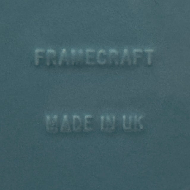 Late 20th Century Late 20th Century Mixed Aqua and Turquoise Cylindrical Ceramic Vase Curation - Group of 7 For Sale - Image 5 of 12