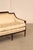 Federal Sheraton Style Upholstered Sofa With Carved Wood Frame For Sale - Image 16 of 18