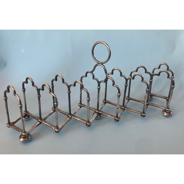 Rare 19th Century English Hallmarked Silver Campaign Folding Toaster Rack For Sale - Image 14 of 16