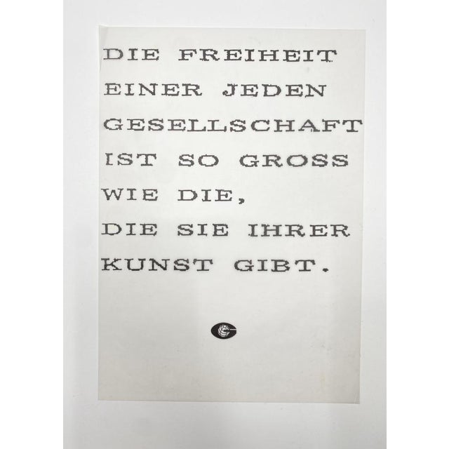 Paper H.A. Schulte, 28 October, 1994, Screen Print For Sale - Image 7 of 18