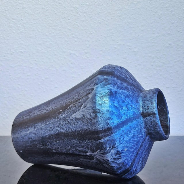 Blue Knödgen Keramik Vase Nr. 1060/20 For Sale In Austin - Image 6 of 8