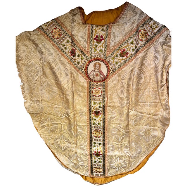 Extremely high-quality most likely made in Rotterdam circa 1920 very rare Incredible Petit point with gold thread. An...
