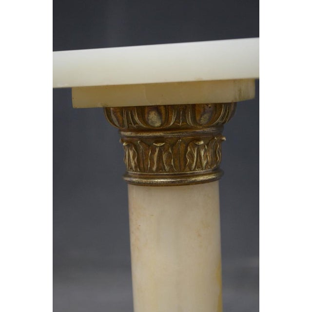 Antique Victorian White Marble Columns, Set of 2 For Sale - Image 10 of 14