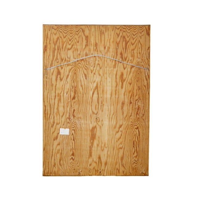 Mid-Century Modern Swedish Harlequin Wall Mirror from AA.Kval, 1950 For Sale - Image 4 of 4