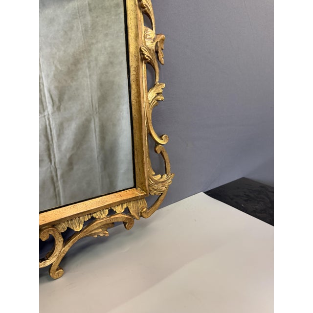 Antique Italian Giltwood Mirror, 1800s For Sale - Image 6 of 8