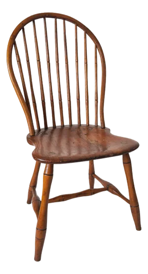 Antique Bow-Back Windsor Side Chair