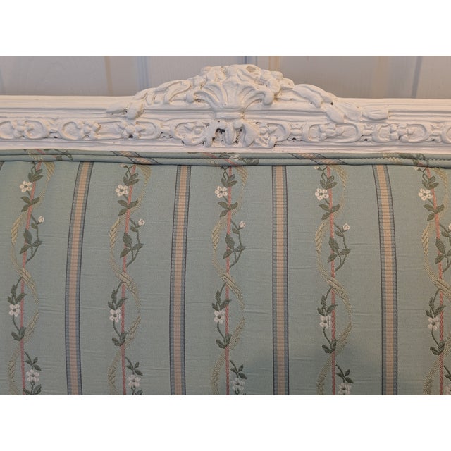 1940s Lovely French Style Ornate Settee/ Loveseat For Sale - Image 4 of 11
