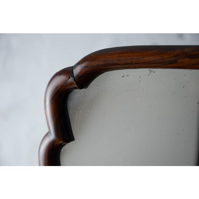 Wood Queen Anne Style Walnut Bureau Dressing Mirror, English, 19th Century For Sale - Image 7 of 18