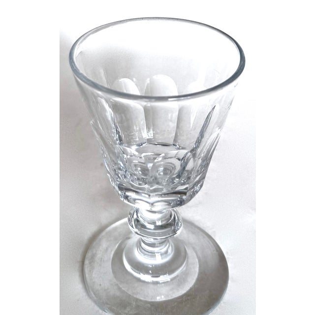 Transparent Late 19th Century Saint-Louis Crystal Fine Quality Port/Sherry Glasses. French Ca. 1890 - Set of (8) For Sale - Image 8 of 15