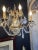 Pair of 1980s Contemporary Rococo Style Brass and Crystal Bi Level Three Light Sconces For Sale - Image 12 of 12