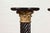 Mid 20th Century Pair of Black Carrara Marble Twisted Pedestals with Bronze Corinthian Capitals For Sale - Image 5 of 15