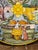 Mid-Century Italian Deruta Style Hand-Painted Faience Harvest Charger For Sale - Image 4 of 10