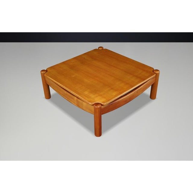 Mid-Century Modern Beechwood Coffee Table by Carl Straub, Germany, 1960s For Sale - Image 3 of 14