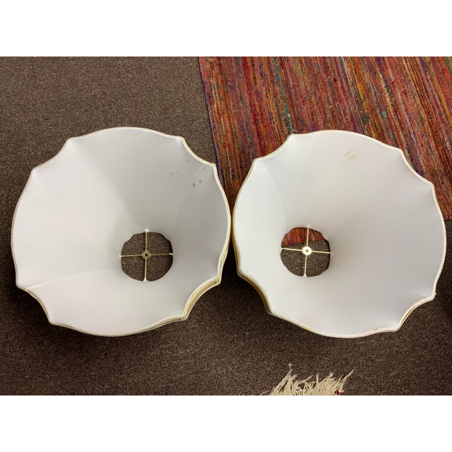 20th Century Metal Urn Lamps With Shades - a Pair For Sale In New York - Image 6 of 6