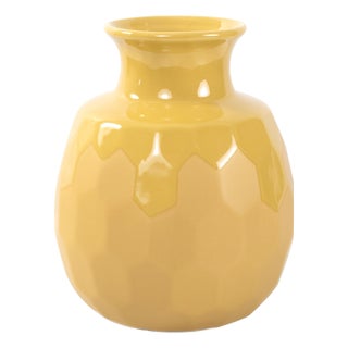 Golden Bee Ceramic Vase- Medium For Sale