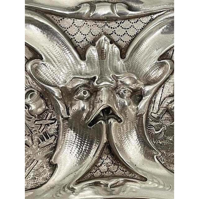 Dutch Silver Oval Bowl by Schoorl / Krot, Amsterdam, 1928 For Sale - Image 10 of 16