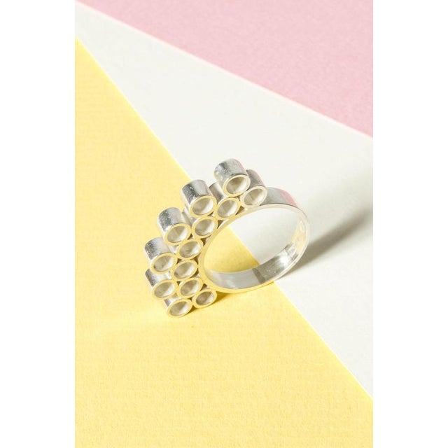1960s Silver Ring from Cecilia Johansson, 1964 For Sale - Image 5 of 8