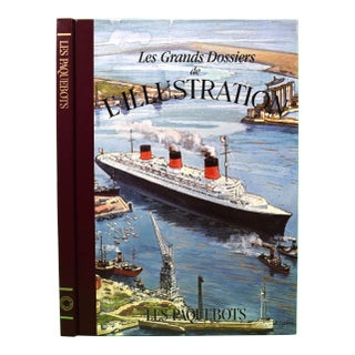 "Les Grands Dossiers De l'Illustration Les Paquebots Histoire d'Un Siecle 1843-1944" 1993 Baschet, Eric For Sale