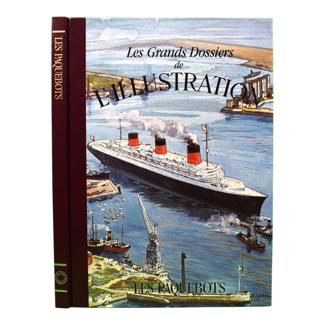 "Les Grands Dossiers De l'Illustration Les Paquebots Histoire d'Un Siecle 1843-1944" 1993 Baschet, Eric For Sale