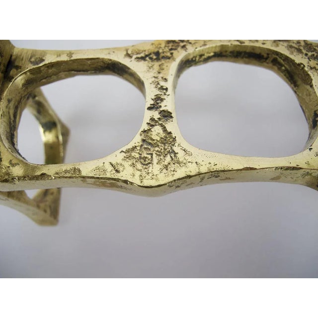 Brass & Bronze Candleholder, 1960s For Sale - Image 18 of 18