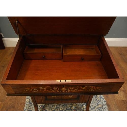 Antique Sheraton Revival Davenport Desk, 1890s For Sale - Image 10 of 18